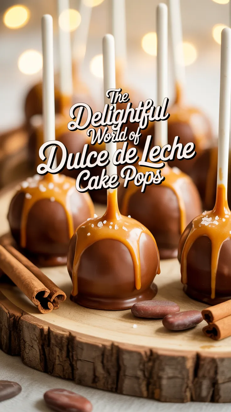 Discover the magic of combining the delectable taste of dulce de leche with the fun of cake pops. This recipe invites you to create a stunning dessert that not only looks beautiful but also offers a unique flavor experience that will impress your guests.