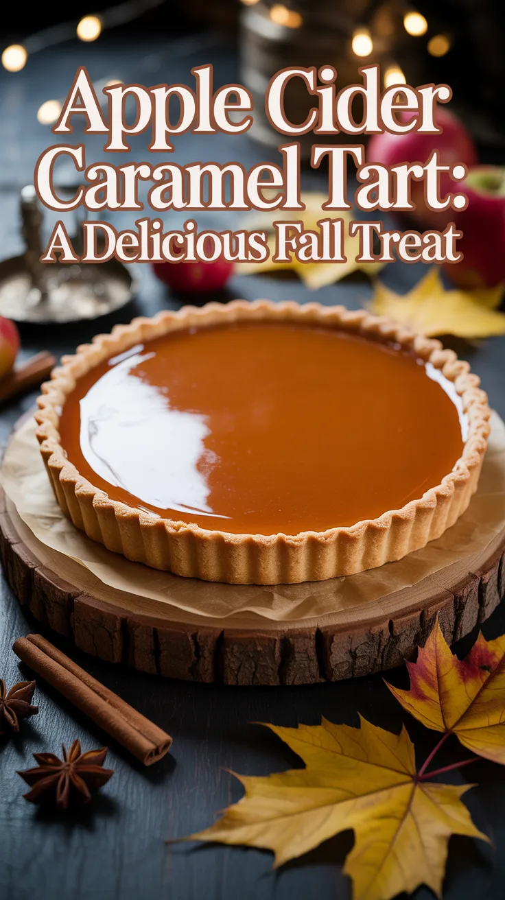 Experience the essence of autumn with the Apple Cider Caramel Tart, a dessert that perfectly captures the flavors of the season. Each bite combines the warmth of spiced apple cider with a rich caramel layer, offering a comforting treat that’s ideal for cozy gatherings.