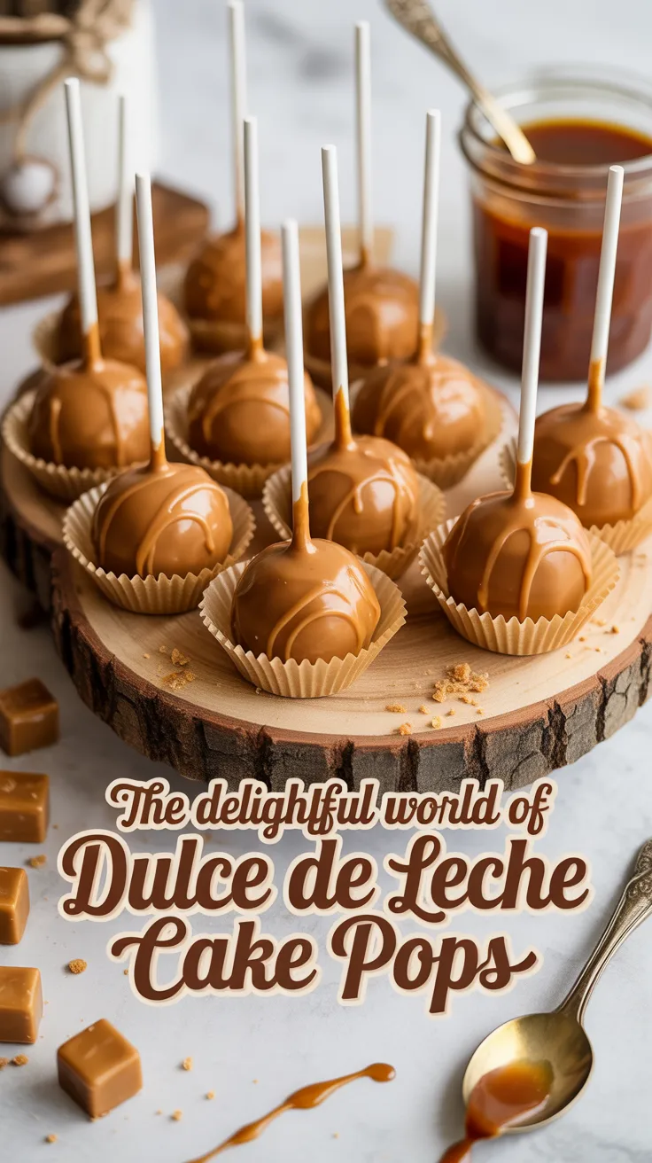 Explore the art of crafting these charming Dulce de Leche Cake Pops, perfect for any occasion. With their luscious coating and rich filling, these treats are a delightful twist on a classic favorite that everyone will love.