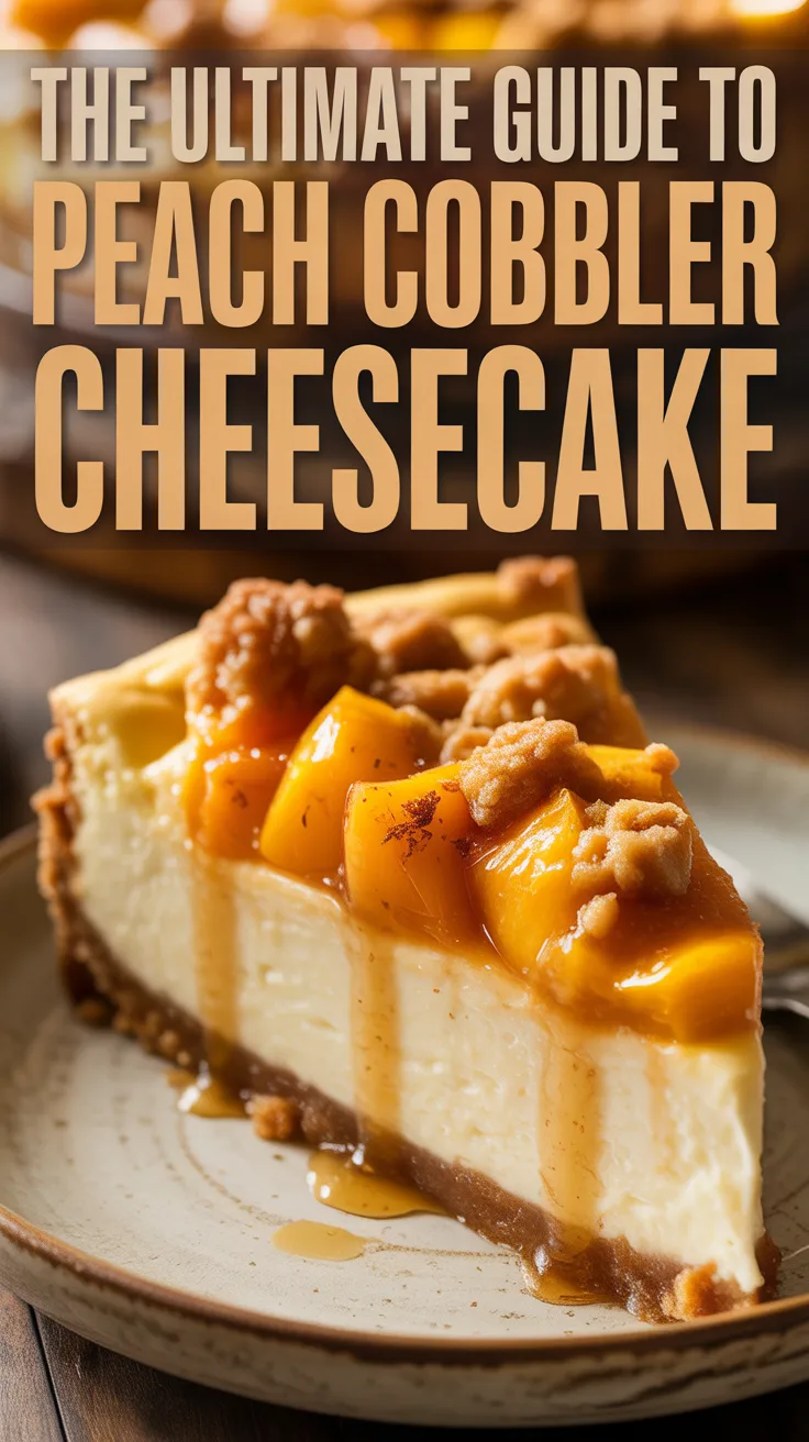 Uncover the secrets to creating a stunning dessert that balances flavors and textures beautifully. The Ultimate Guide to Peach Cobbler Cheesecake is an adventurous take on two beloved desserts, ensuring that each bite is a blissful experience.