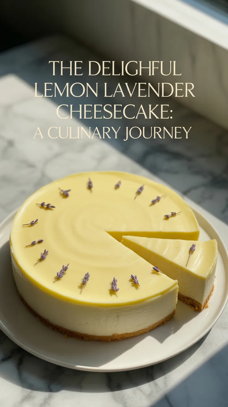 Join the celebration of unique flavors with this show-stopping dessert that’s both sophisticated and approachable. This guide will walk you through each step, ensuring your Lemon Lavender Cheesecake turns out beautifully, leaving everyone asking for seconds.