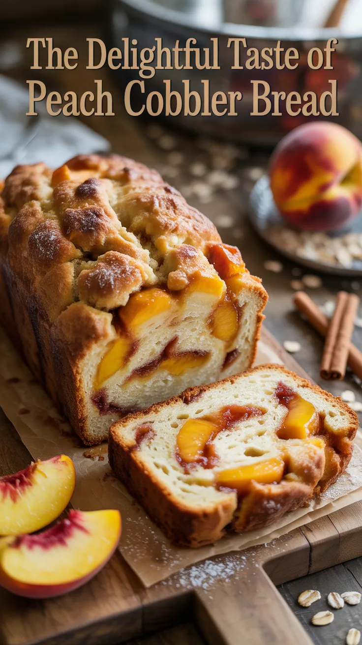 Explore creative ways to serve this decadent bread, whether enjoyed warm with a pat of butter or paired with a scoop of vanilla ice cream. The versatility of Peach Cobbler Bread makes it an unforgettable addition to breakfast, brunch, or dessert spreads.