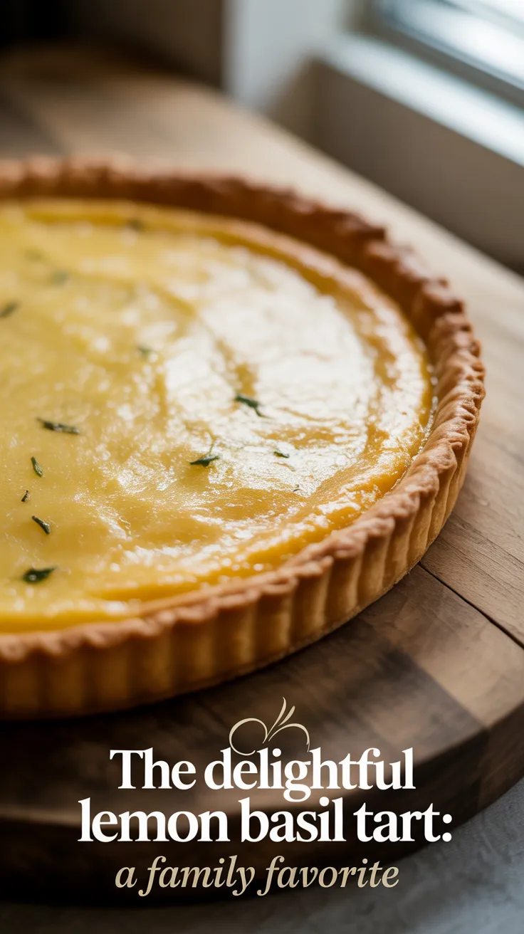 Indulge in a tangy, sweet dessert that captures the essence of summer with every bite. The Delightful Lemon Basil Tart combines bright citrus flavors with a hint of aromatic basil, creating a refreshing twist on a classic treat.