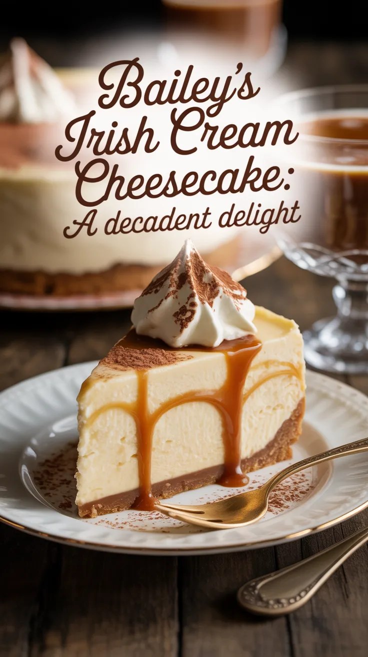 Discover the secret to achieving a smooth and decadent filling that captures the essence of Bailey’s, creating a dessert that’s both luxurious and comforting. This cheesecake is a showstopper that will leave your guests craving more.