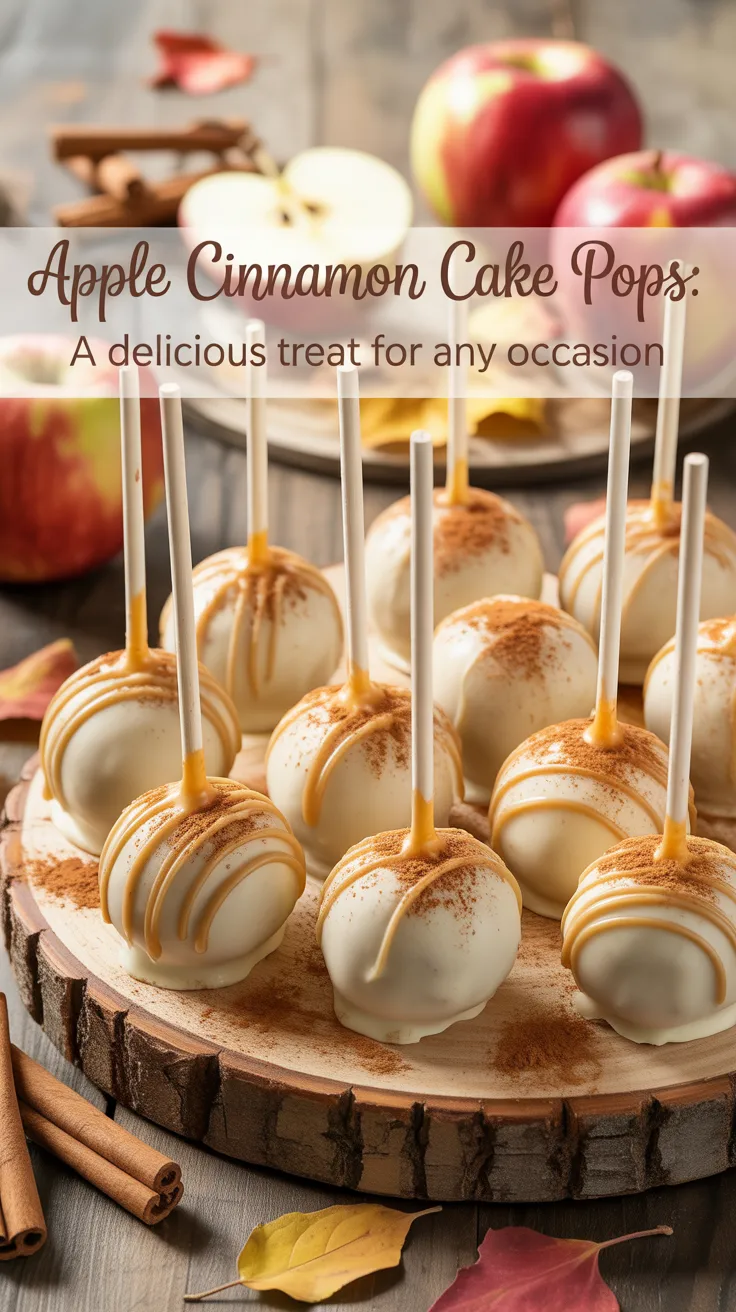 Explore the endless possibilities of customization with Apple Cinnamon Cake Pops, from drizzling caramel to rolling in crushed nuts. This versatile recipe invites you to get creative, ensuring your treats are as unique as the occasions you celebrate.