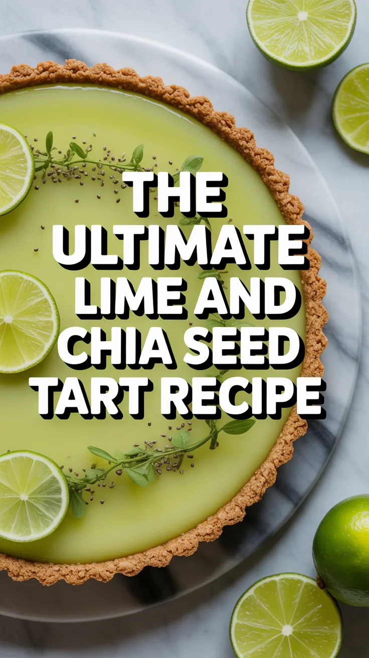 Celebrate the balance of health and indulgence with the Ultimate Lime and Chia Seed Tart. Ideal for sharing with family and friends, this recipe is sure to become a favorite, blending guilt-free ingredients with irresistible flavor.