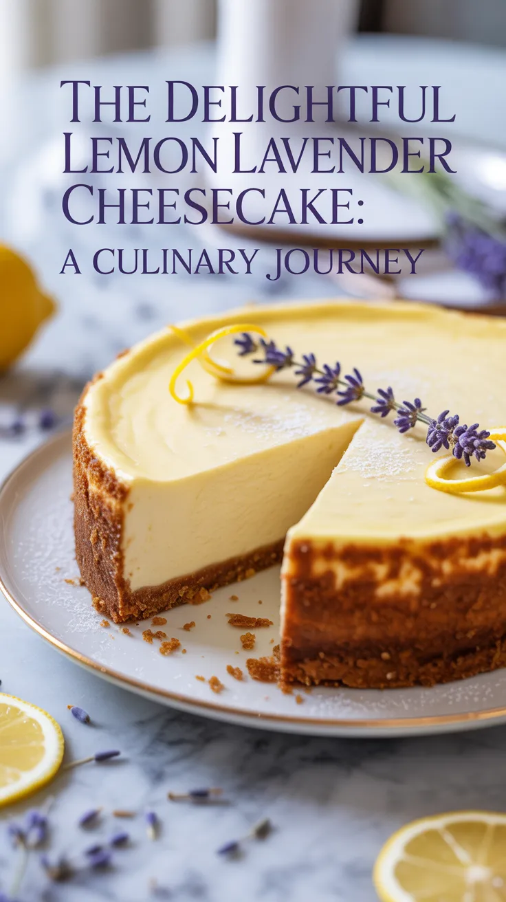 Discover the delightful secrets behind this charming cheesecake that combines creamy richness with the bright notes of citrus and floral undertones. This recipe is not just a treat—it's an adventure that brings the elegance of French patisserie into your kitchen.