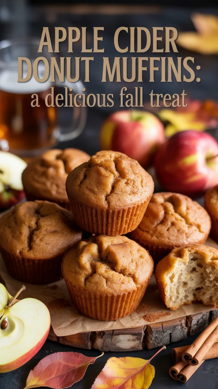 Embrace the flavors of fall with Apple Cider Donut Muffins, a delightful twist on a classic treat. Imagine sinking your teeth into a warm, cinnamon-spiced muffin that captures the essence of autumn, perfect for cozy mornings or gatherings with loved ones.