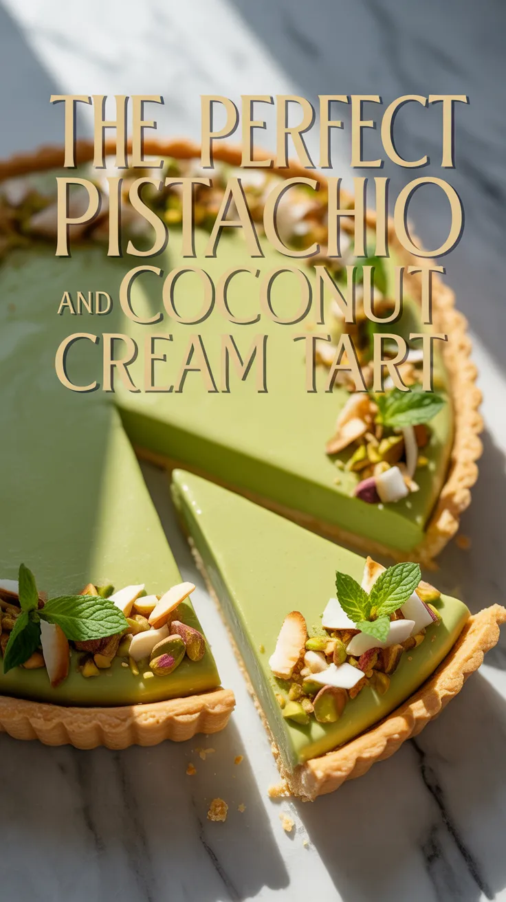 Whether you're hosting a dinner party or indulging in a sweet afternoon treat, this Pistachio and Coconut Cream Tart promises to elevate your dessert game. Join us in crafting this delightful recipe that fuses flavors and brings a taste of paradise to your table.