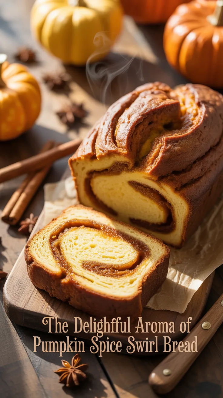 Immerse yourself in the heartwarming scents of cinnamon and nutmeg as you create a loaf that perfectly embodies the joy of autumn. Each slice of Pumpkin Spice Swirl Bread delivers a cozy experience, making it an ideal companion for crisp, cool mornings.