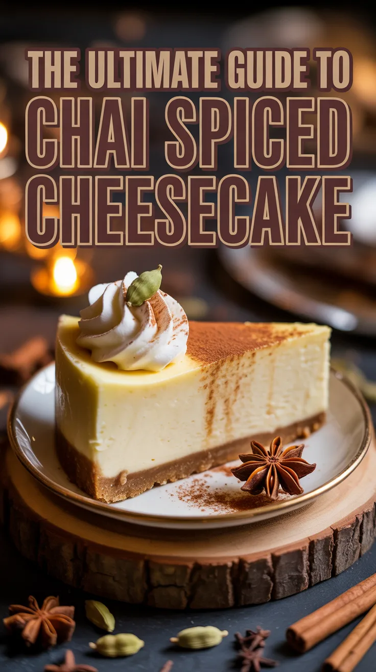 Immerse yourself in the warm and comforting flavors of chai spiced cheesecake, where aromatic spices unite with creamy goodness for a unique dessert experience. Each slice envelops your palate in a cozy embrace, perfect for any occasion.