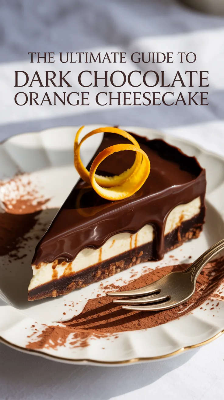 Indulge in the irresistible combination of rich dark chocolate and zesty orange with a cheesecake that delights the senses. This ultimate guide will lead you through every step to create a luxurious dessert that’s sure to impress at any gathering.