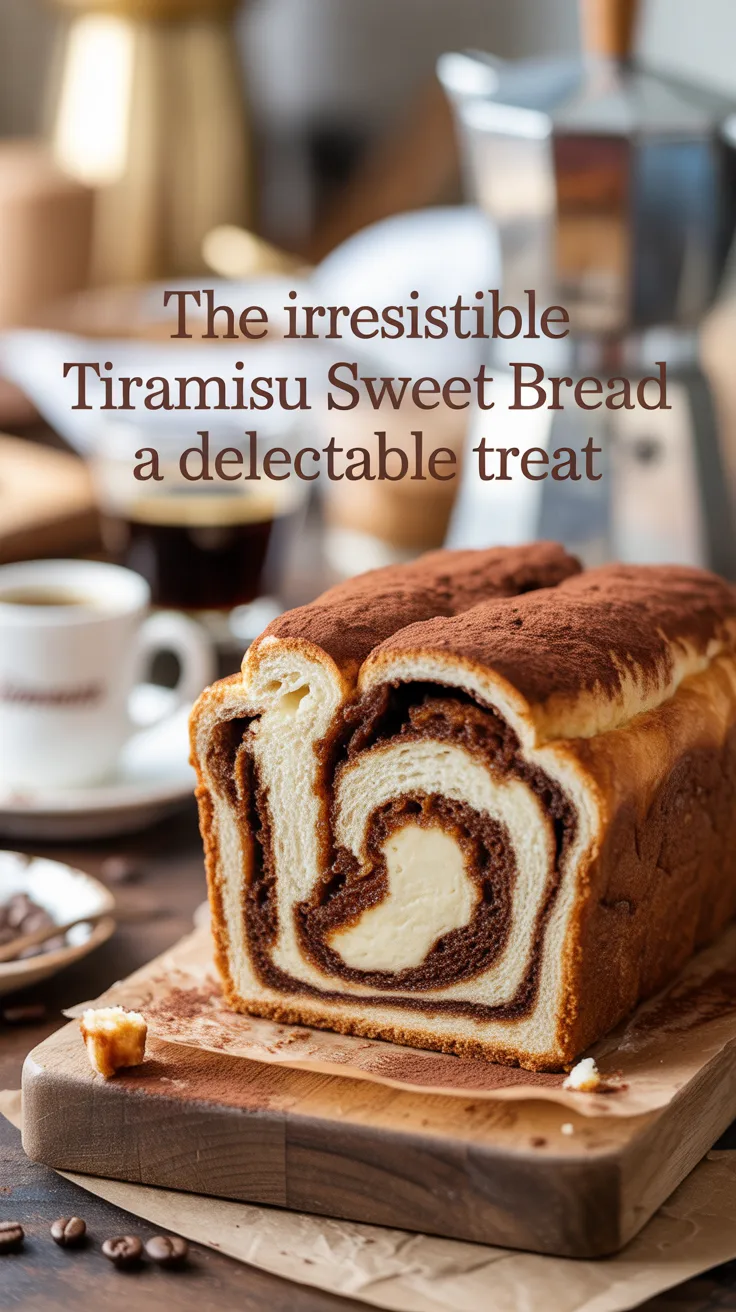 Indulge in the luxurious flavors of coffee and chocolate with this Tiramisu Sweet Bread that transforms a classic dessert into a delightful loaf. Perfect for brunch or dessert, each slice promises a satisfying taste experience that will leave everyone craving more.