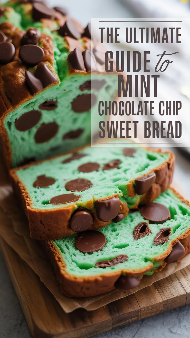 Explore creative serving ideas, from enjoying warm slices with a dollop of whipped cream to turning this sweet bread into decadent French toast. The versatility of Mint Chocolate Chip Sweet Bread makes it a delightful addition to any brunch or celebration.