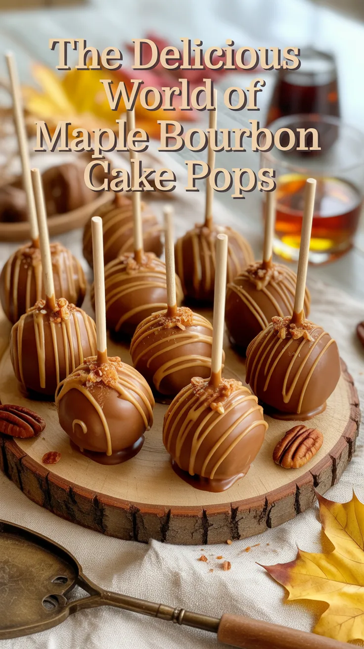 Discover how to craft these charming cake pops, blending the distinct flavors of maple syrup and bourbon for a truly memorable treat. This recipe provides simple steps to elevate your dessert game and create something spectacular.