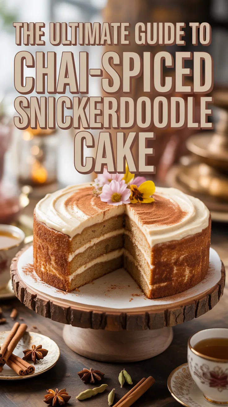 This recipe brings a unique twist to the classic snickerdoodle, infusing each bite with the aromatic flavors of chai. Whether you’re a seasoned baker or just starting out, this cake will impress your family and friends while creating lasting memories around the table.