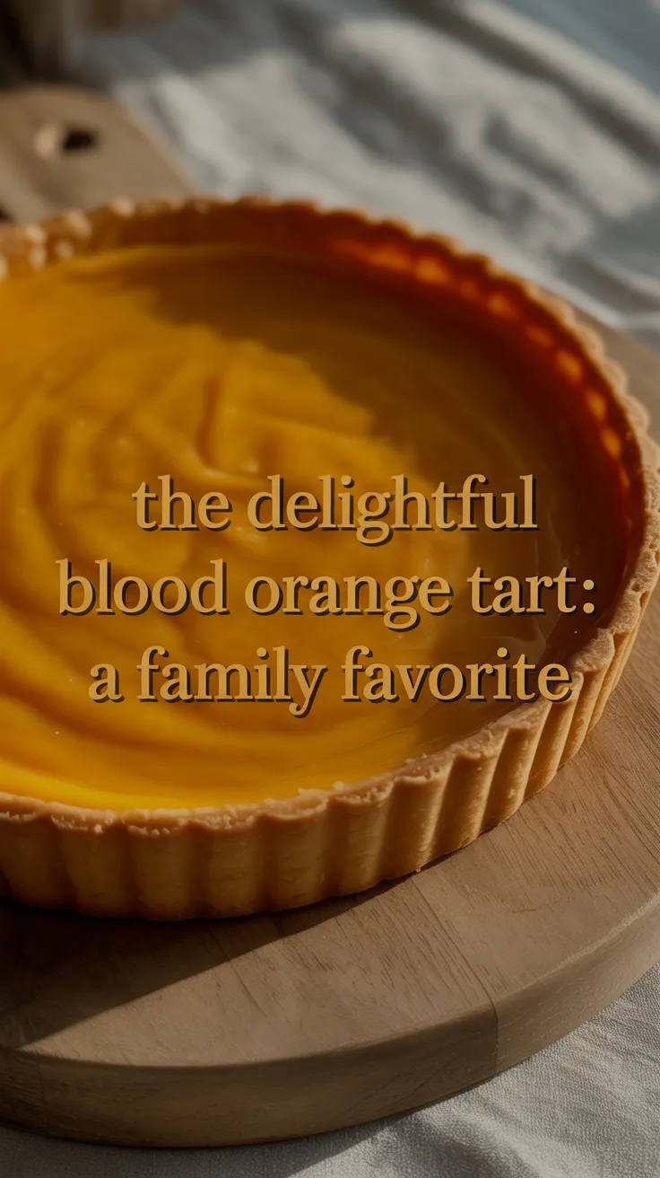 Awaken your senses with the vibrant flavors of The Delightful Blood Orange Tart, a stunning dessert that’s sure to become a family favorite. The striking color and tangy sweetness of blood oranges bring a lively twist to a classic tart that is perfect for any occasion.