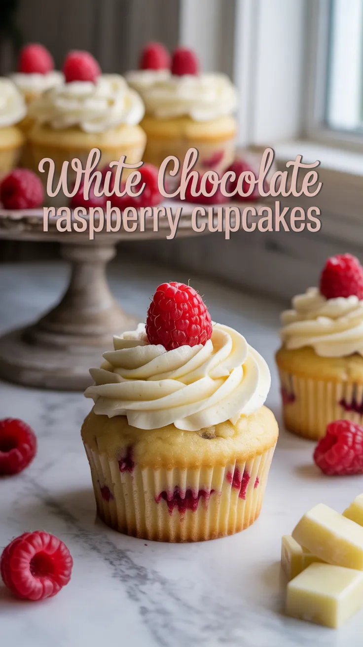 Indulge in the delightful flavors of White Chocolate Raspberry Cupcakes, where creamy white chocolate meets the tartness of fresh raspberries in a beautiful marriage of taste. Each bite offers a perfect balance of sweetness and tang, making these cupcakes a must-try for any dessert lover.