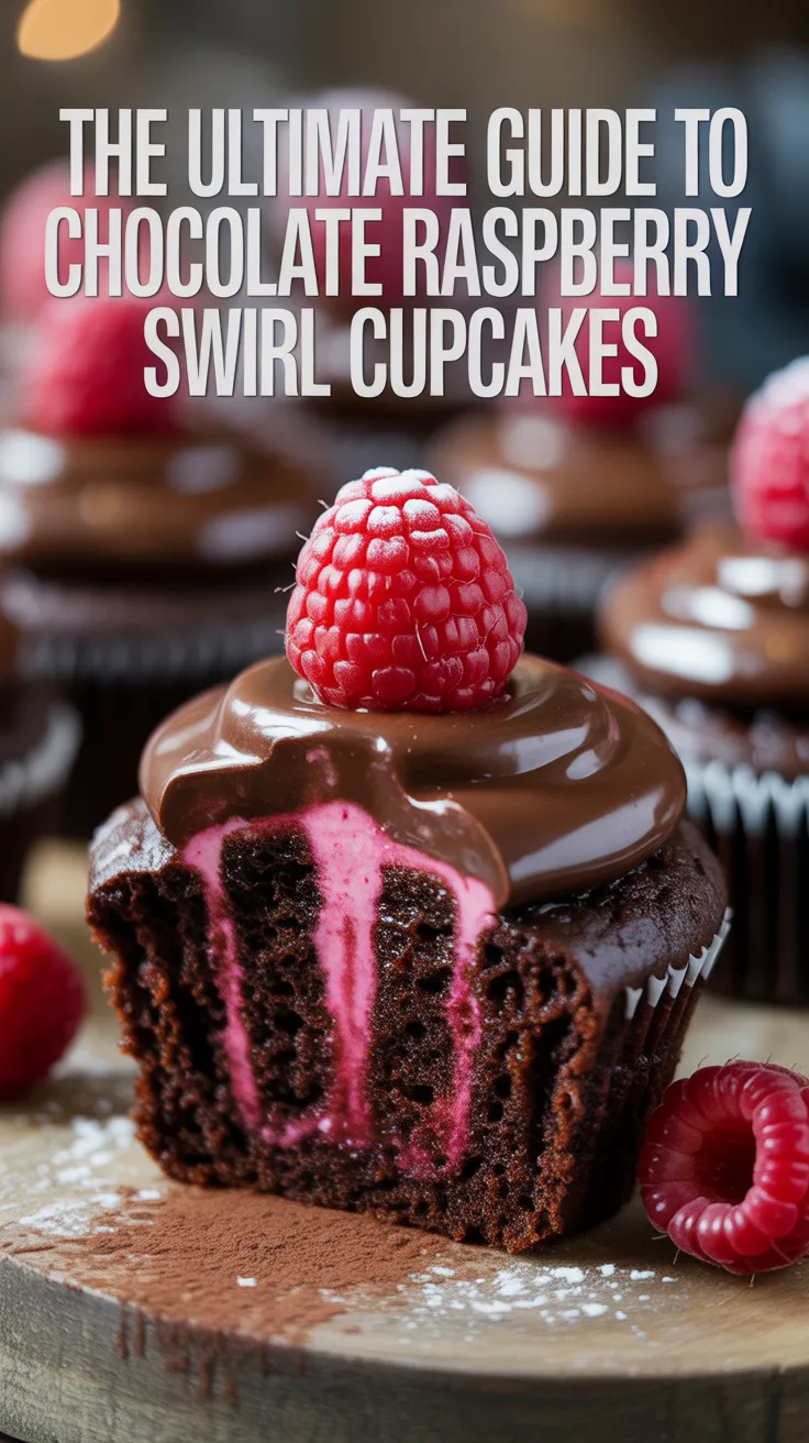 Explore endless variations and toppings to elevate your cupcakes, from creamy frostings to fresh berries. Whether for a special celebration or a cozy gathering, Chocolate Raspberry Swirl Cupcakes promise to be a favorite that leaves everyone longing for more.