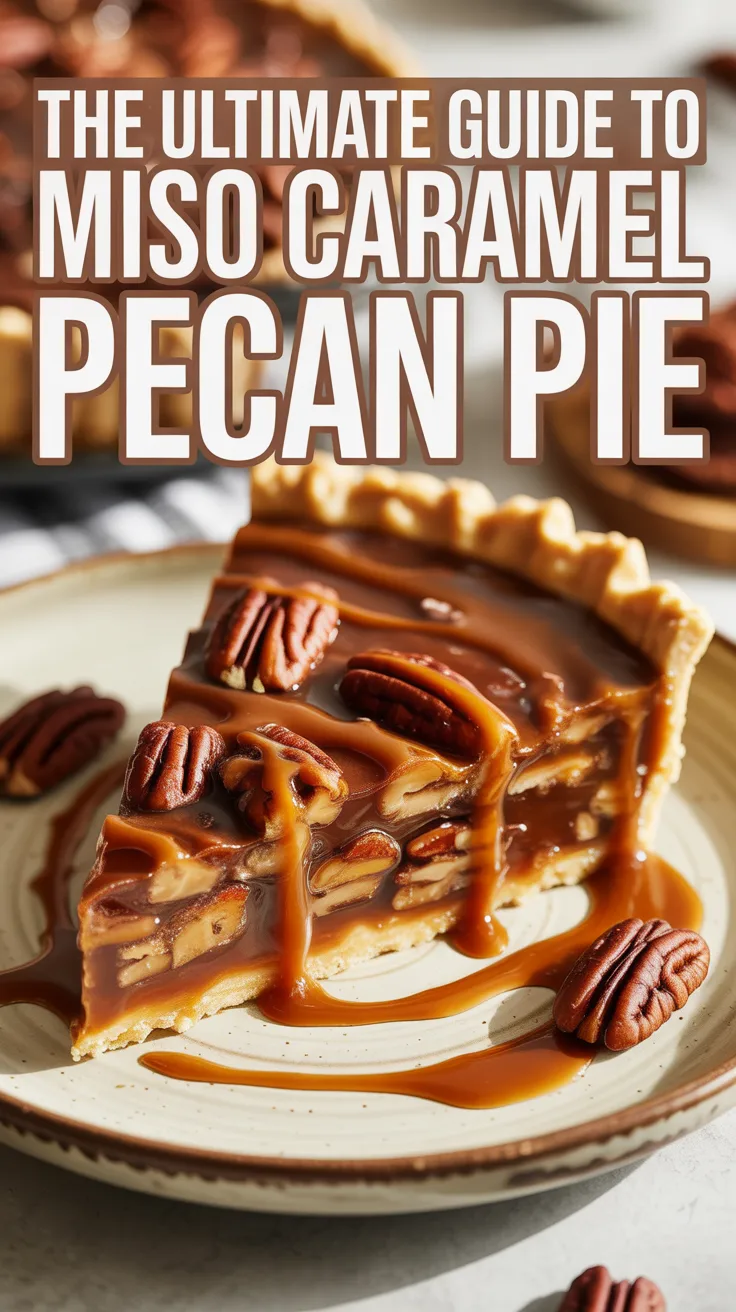 Discover the unexpected delight of Miso Caramel Pecan Pie, where traditional flavors meet a savory twist. This innovative dessert combines sweet caramel and rich pecans with a hint of umami from miso, creating a taste experience that will leave your guests in awe.