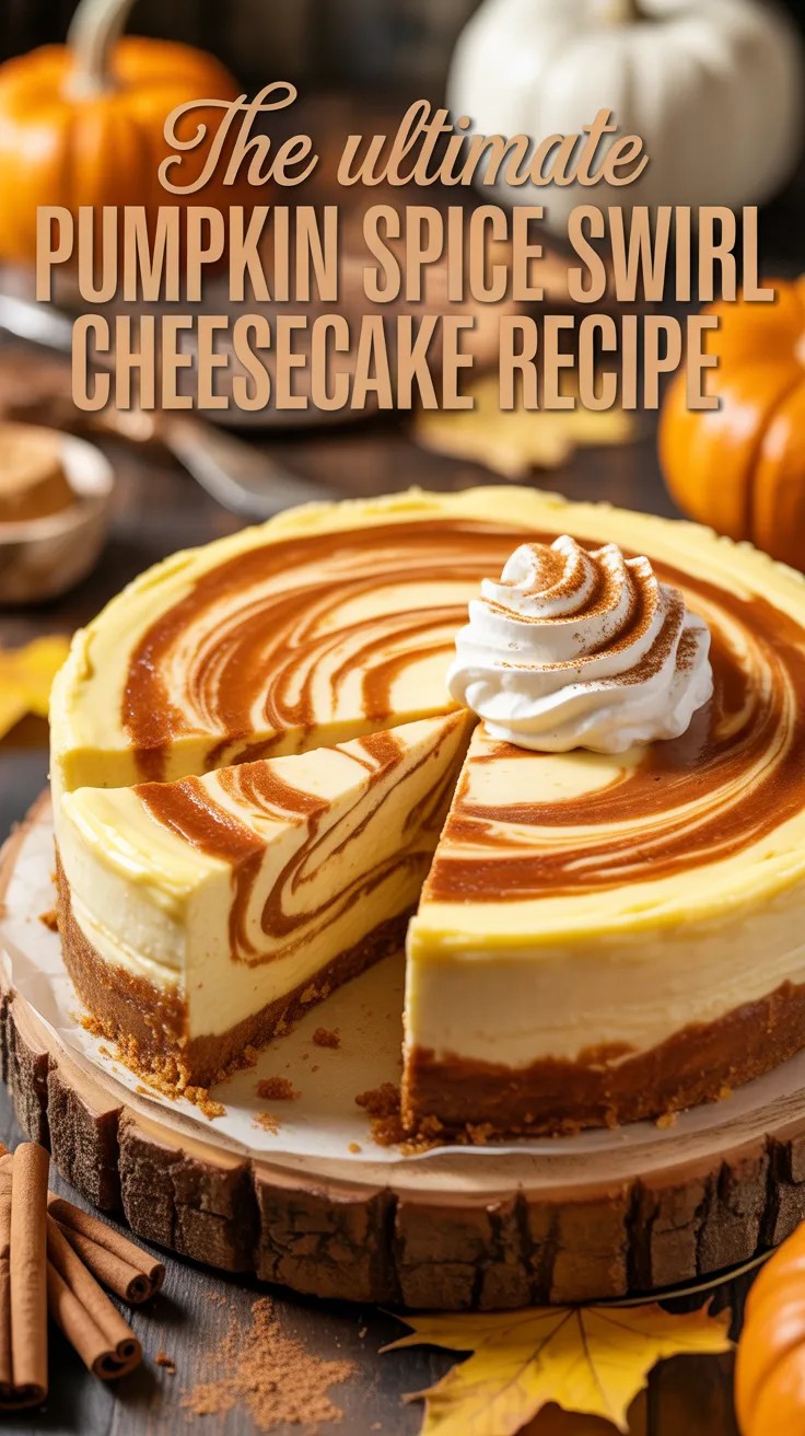Transform your dessert repertoire with this Ultimate Pumpkin Spice Swirl Cheesecake. Easy to follow and wonderfully rich, this recipe promises to become your new go-to treat for holiday celebrations and weekend indulgence alike.