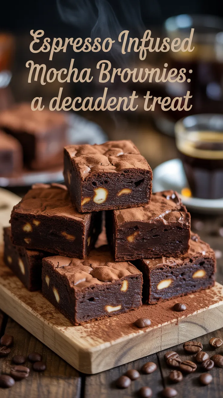 Imagine the delightful aroma of freshly brewed espresso mingling with decadent chocolate as you bake. Each bite is a perfect balance of deep, chocolatey richness and invigorating coffee notes, making these brownies an irresistible indulgence for any chocolate lover.