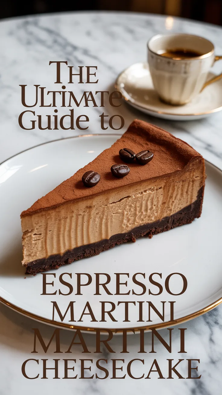 Experience the magic of combining rich cheesecake with the sophisticated flavors of an espresso martini. With each bite, you'll enjoy a delightful contrast of creamy and bold, making this dessert a must-try for any special occasion.