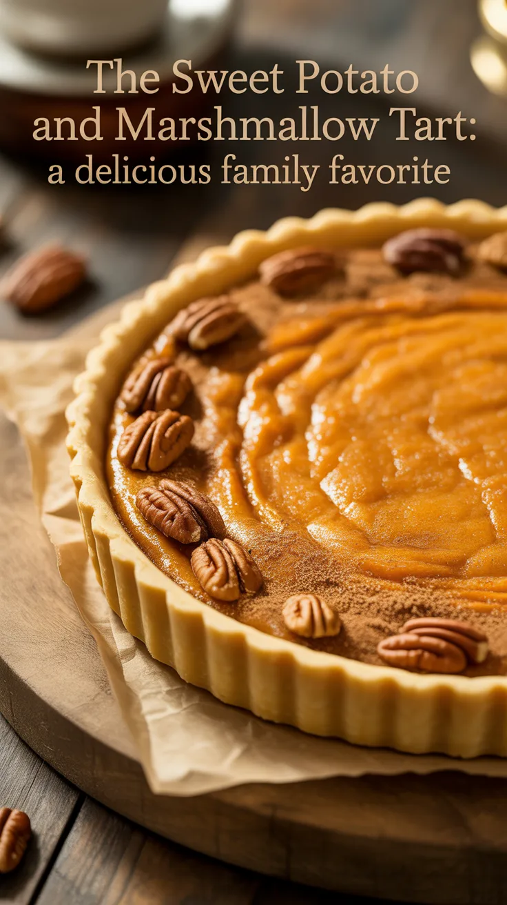 Delve into the comforting flavors of the Sweet Potato and Marshmallow Tart, a delightful twist on a classic favorite that brings warmth to your table. This dessert perfectly balances the earthiness of sweet potatoes with the luscious sweetness of marshmallows, making it a treat that everyone will love.
