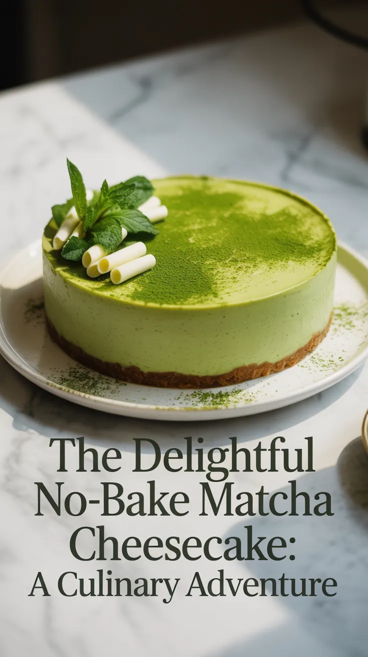 Imagine a velvety cheesecake that sets without the oven, infused with the unique flavor of matcha. This recipe not only delivers on taste but also invites you to explore the art of dessert-making in a refreshing new way.
