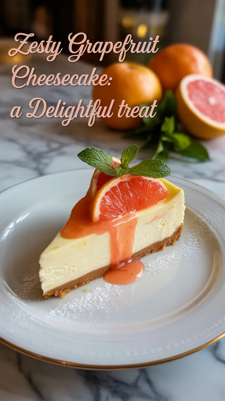 Dive into the refreshing world of Zesty Grapefruit Cheesecake, where creamy indulgence meets the citrusy brightness of grapefruit. This unique dessert offers a delightful twist on traditional flavors, making it a perfect choice for any occasion.