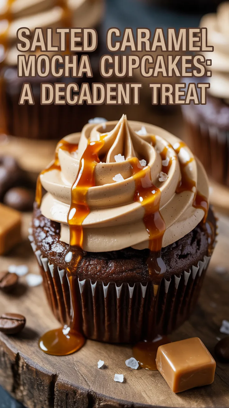 Indulge in the irresistible combination of rich chocolate and bold coffee with Salted Caramel Mocha Cupcakes. Each bite delivers a decadent experience, perfectly enhanced by a creamy caramel frosting and a touch of sea salt that elevates the flavors to new heights.