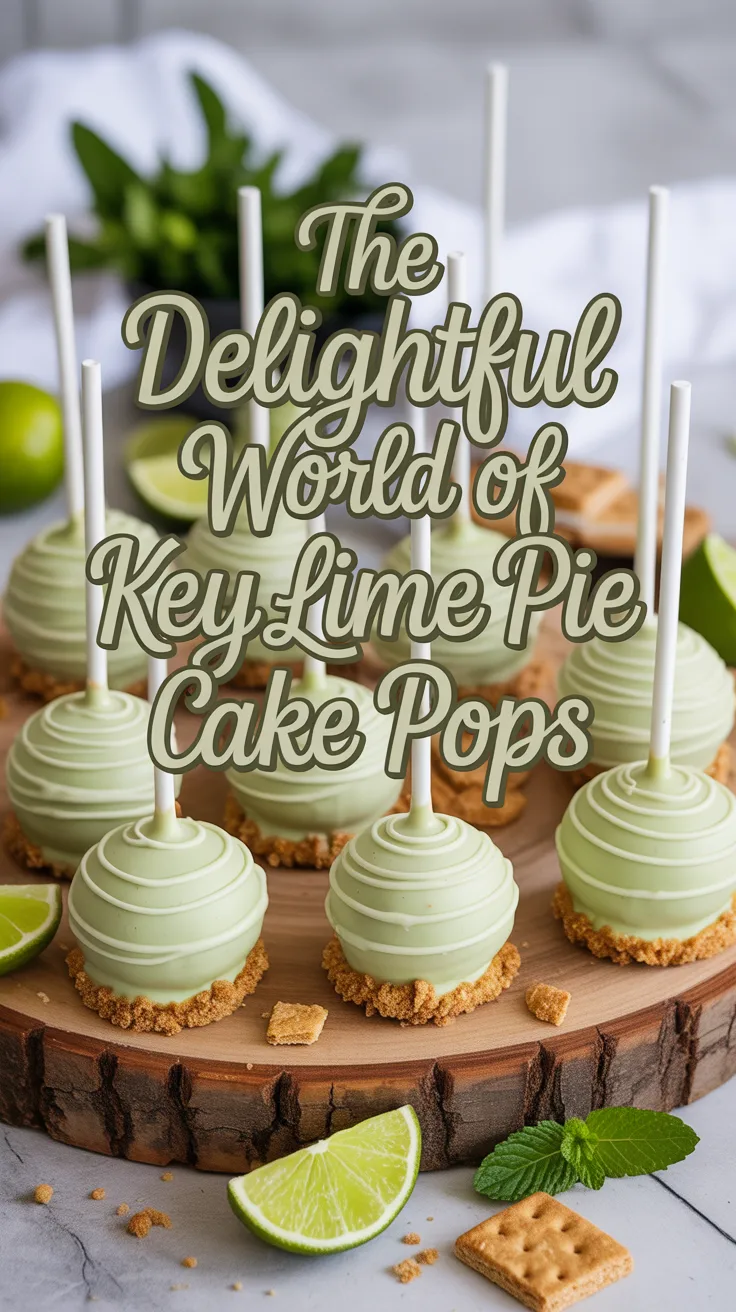 Step into a tropical paradise with Key Lime Pie Cake Pops, where the zesty brightness of lime meets the creamy texture of classic pie in a fun, portable treat. These pops will bring a burst of sunshine to any gathering.