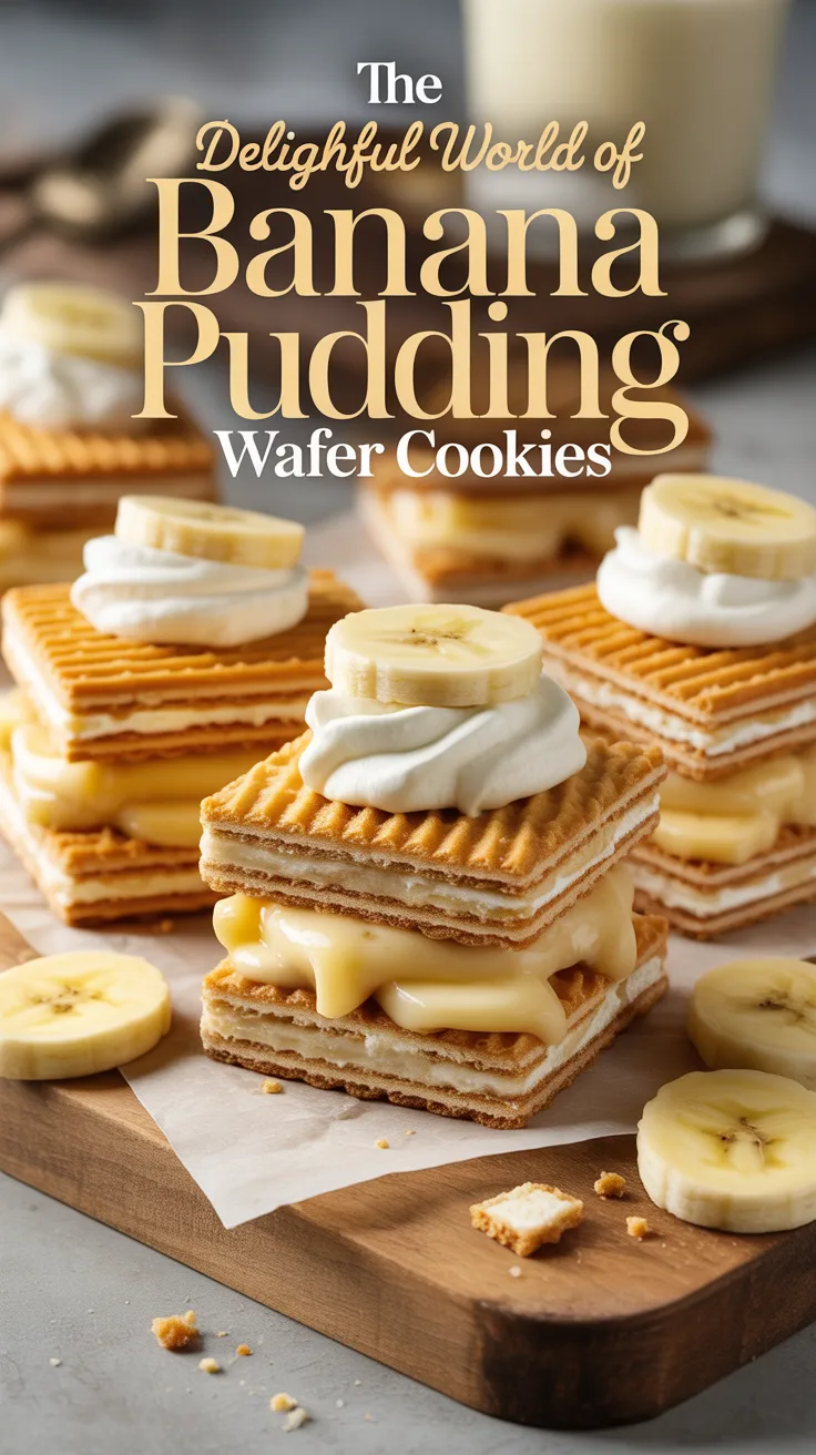 Discover the delightful world of Banana Pudding Wafer Cookies, where the classic flavors of banana pudding are reimagined into a scrumptious cookie form. These treats capture the essence of nostalgia, making them perfect for anyone who loves this beloved dessert.