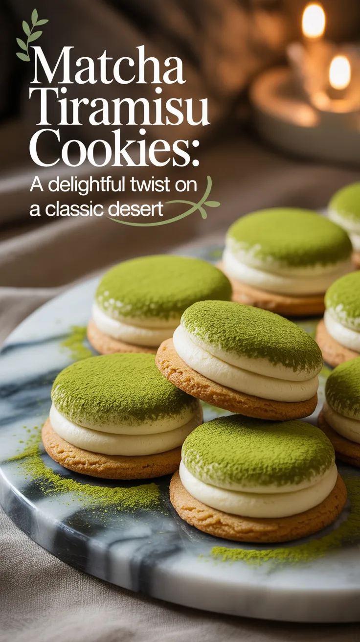 Imagine biting into a soft, chewy cookie that captures the essence of coffee and cocoa while being delicately enhanced by a vibrant green hue. Each bite promises a perfect harmony between sweetness and the subtle bitterness of matcha.