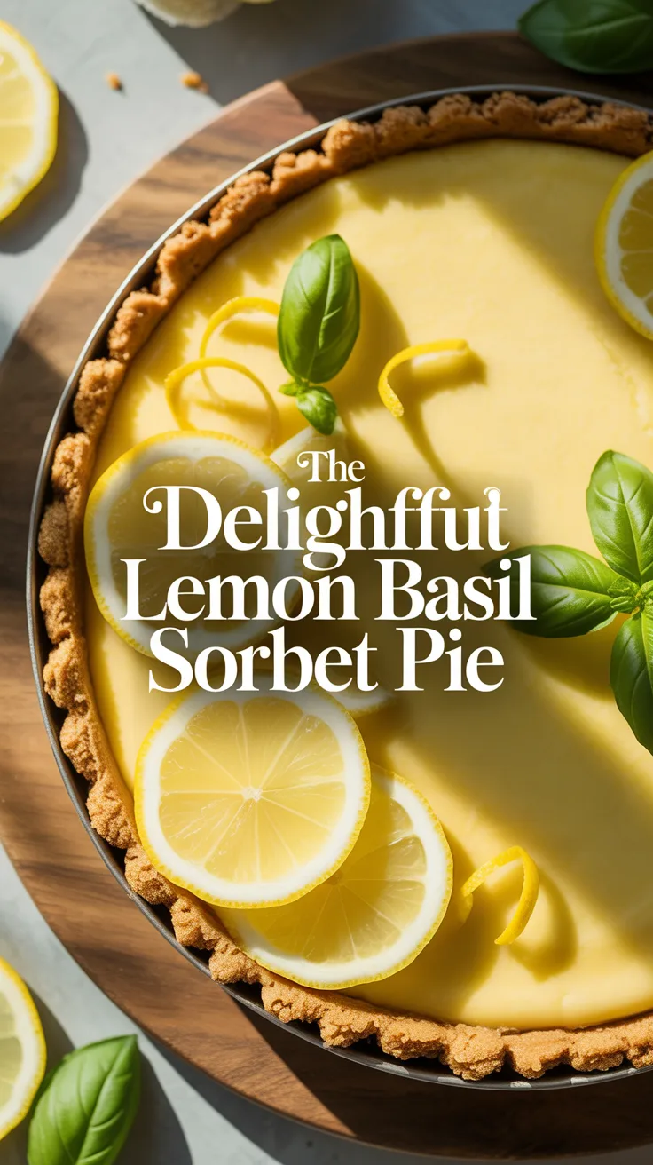 Imagine a smooth, icy sorbet housed in a delicate crust, perfect for hot summer days or any time you crave a light, fruity treat. Each spoonful bursts with flavor, delivering a refreshing escape that is sure to impress.