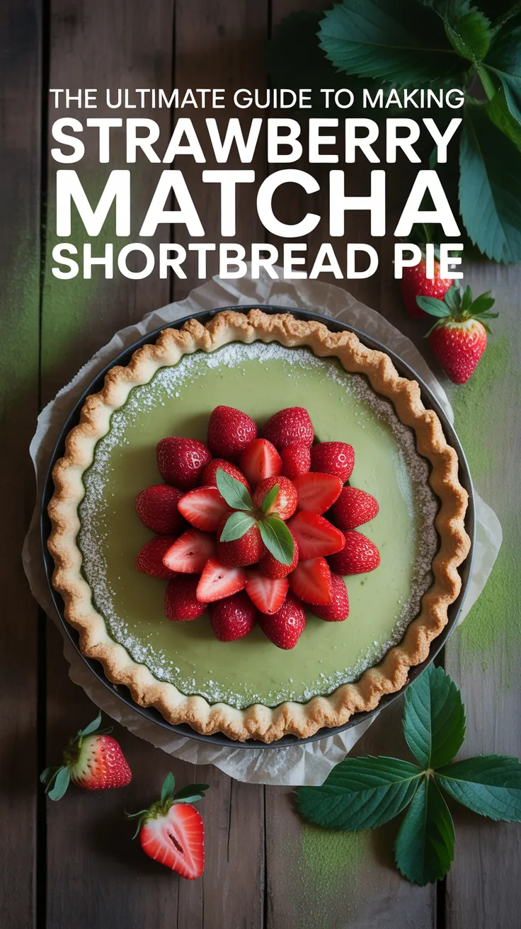 Impress your friends and family with a showstopper dessert that brings together the freshness of seasonal strawberries and the rich depth of matcha. Perfect for any occasion, this pie is sure to become your new go-to recipe.