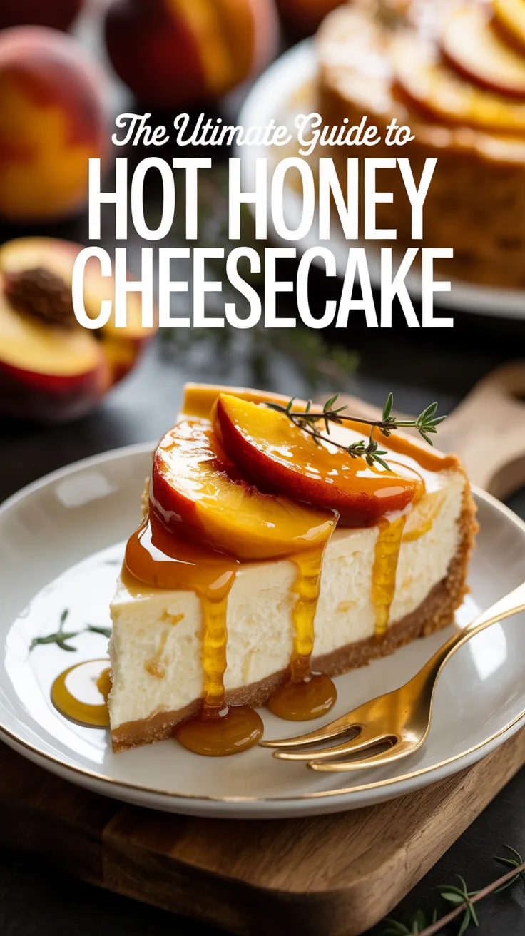Imagine a velvety filling bursting with ripe peaches, perfectly balanced by a touch of spicy honey. Each slice offers a delightful contrast of flavors and textures that will impress anyone lucky enough to take a bite.