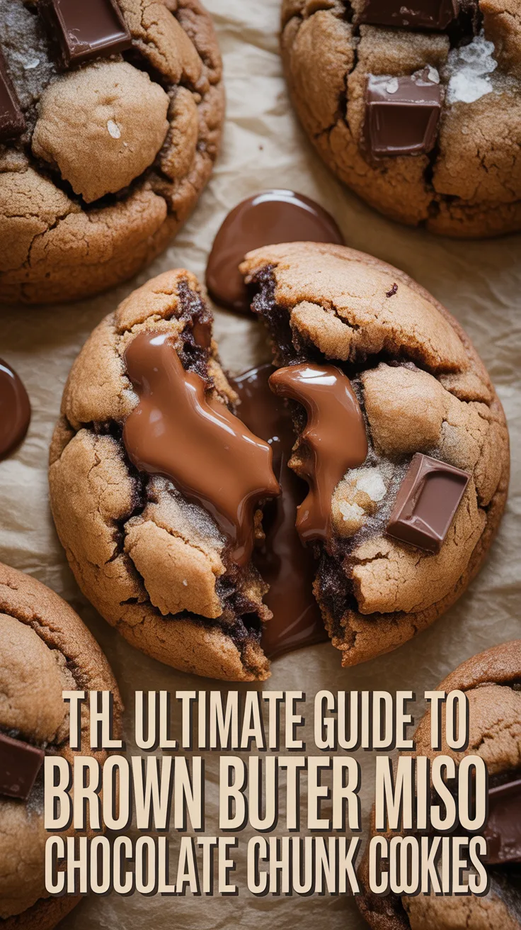 Dive into a culinary adventure with Brown Butter Miso Chocolate Chunk Cookies, where savory meets sweet in perfect harmony. These cookies redefine comfort food, delivering a rich, nutty flavor complemented by the umami kick of miso. Get ready to indulge in a unique treat that will leave your taste buds craving more.