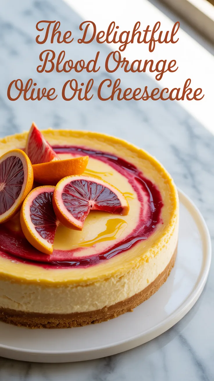 Perfect for gatherings or as a special treat for yourself, this blood orange olive oil cheesecake promises to leave a lasting impression. Explore the recipe and unlock the magic of this sophisticated dessert, where every slice takes you on a flavorful journey.