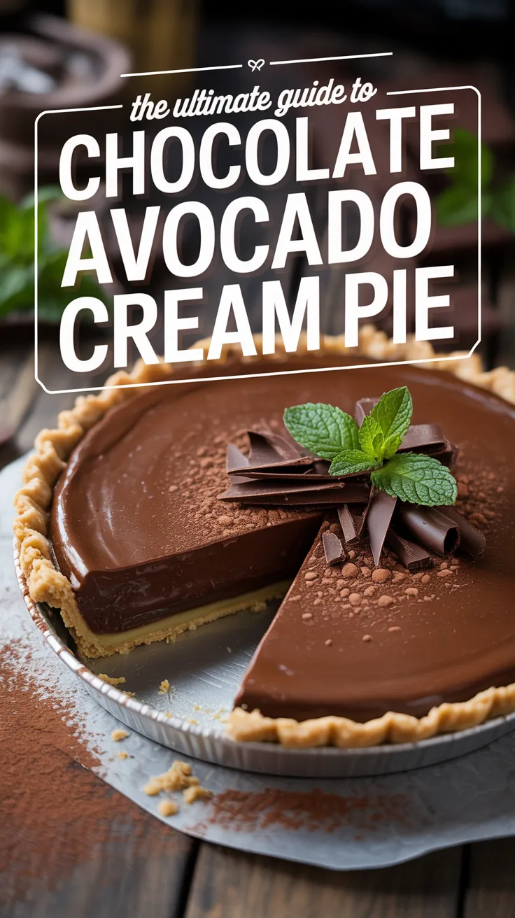 This ultimate guide will walk you through creating a velvety filling that will leave your guests guessing about its secret ingredient. With a chocolatey richness and a hint of avocado, this pie is a delightful surprise for any gathering.
