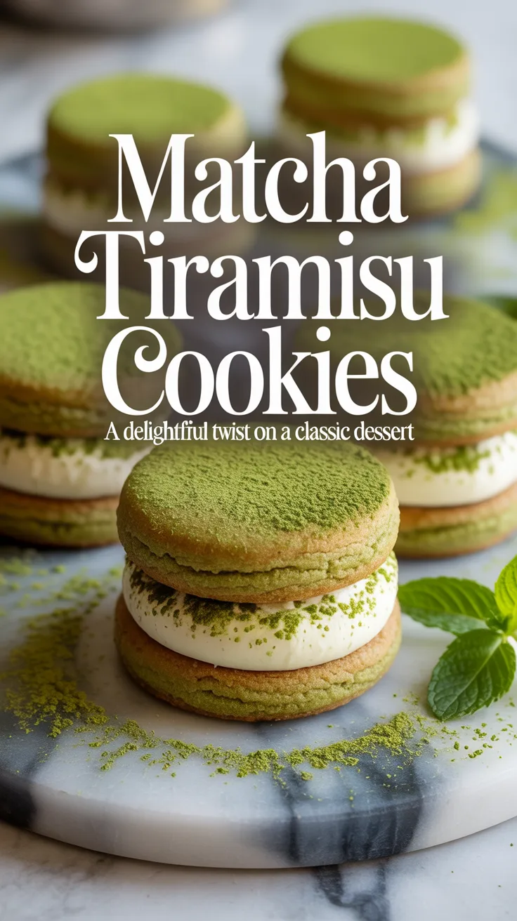 Indulge in a unique fusion of flavors with Matcha Tiramisu Cookies. These treats combine the rich, creamy essence of traditional tiramisu with the earthy notes of matcha, creating an unforgettable snack.