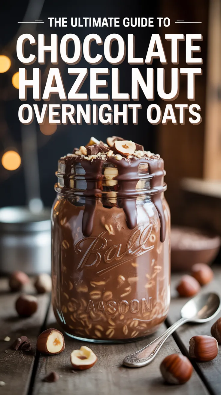 Explore the versatility of this recipe by customizing it with your favorite toppings. From fresh berries to a drizzle of additional hazelnut spread, you can create a unique bowl of oats each time, ensuring that your breakfast never gets boring.