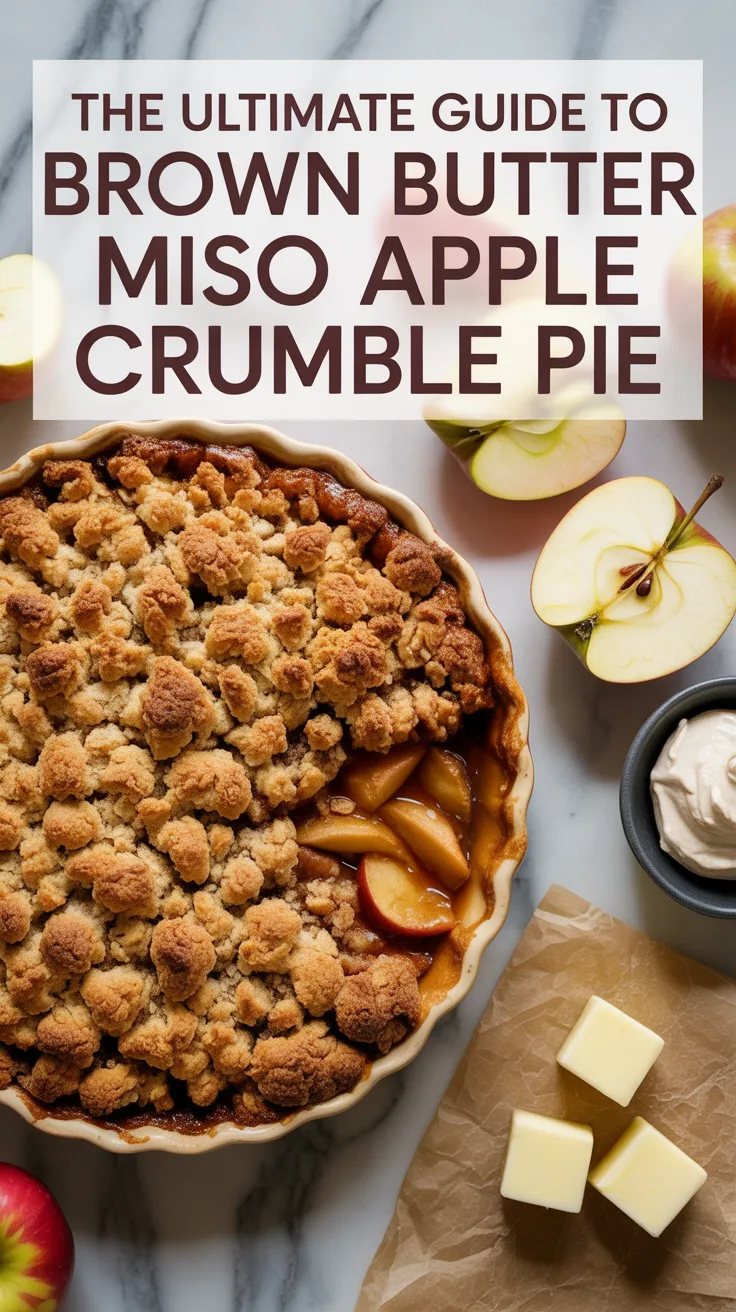 Step into a world where classic comfort meets innovative flavors. This ultimate brown butter miso apple crumble pie combines traditional baking with a surprising umami twist, making it the perfect dessert for those ready to indulge in something truly unforgettable.