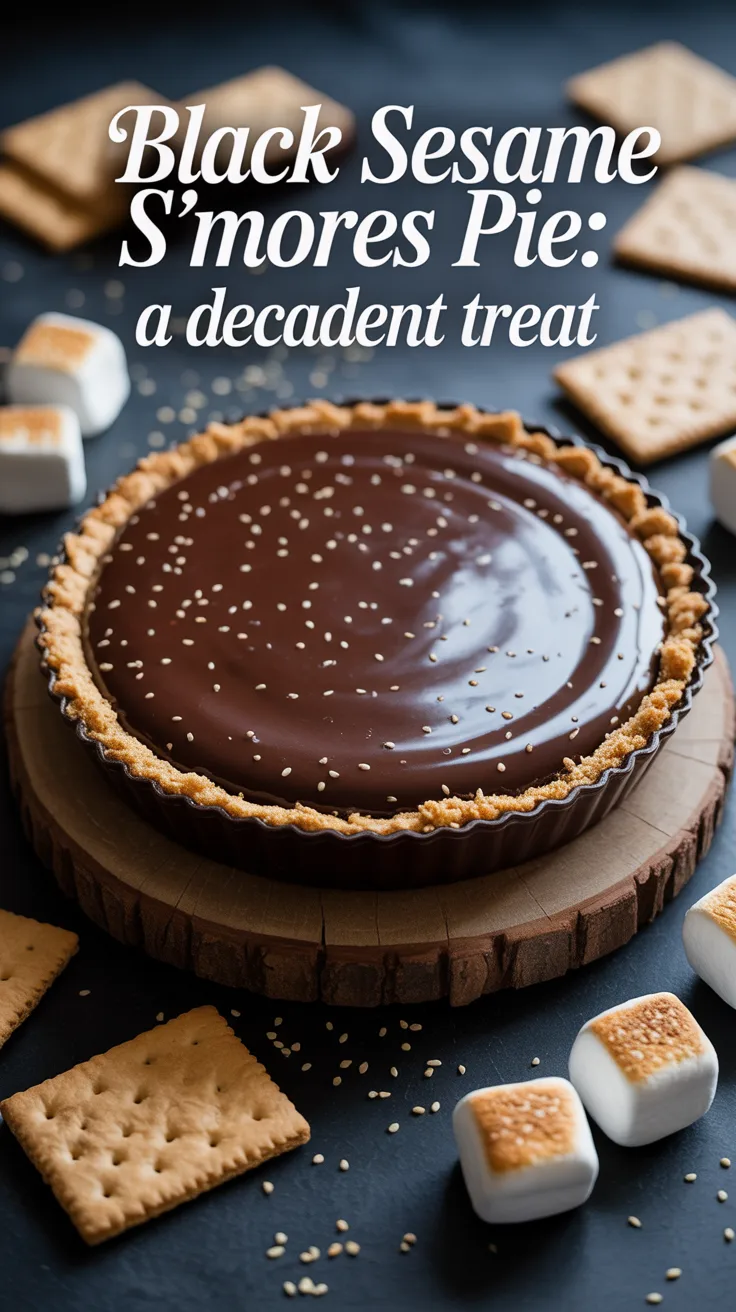 Discover the art of crafting this luxurious pie that marries the familiar comfort of s’mores with the unique flavor of black sesame. Each slice offers a delightful surprise that will leave your taste buds yearning for more.