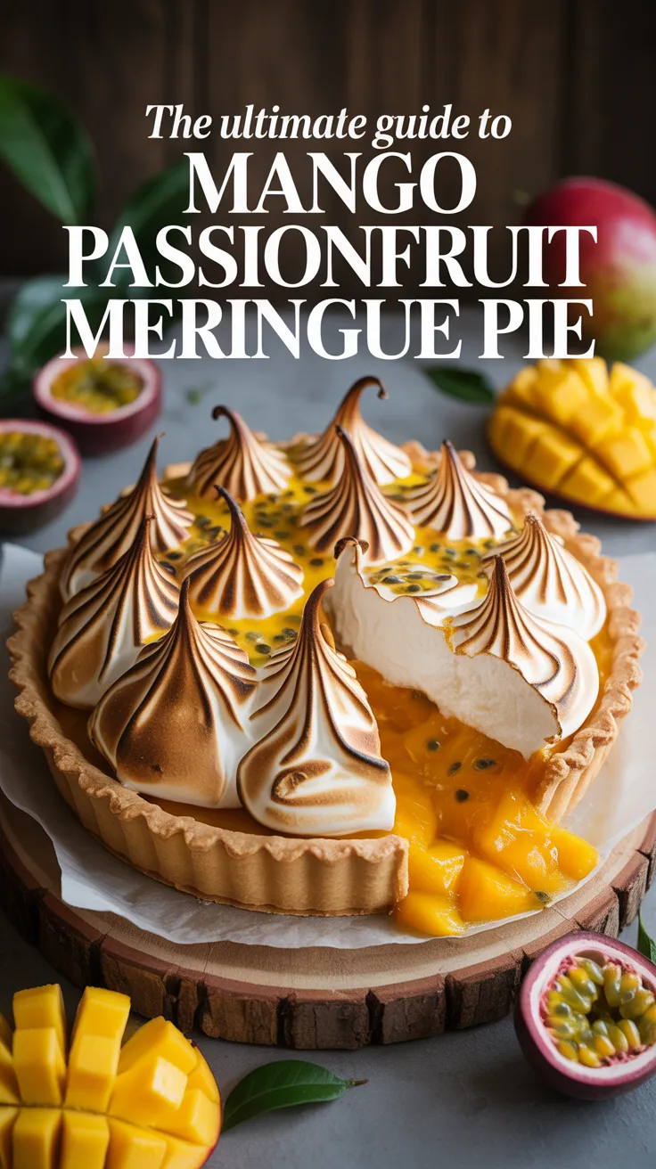 Picture a smooth, luscious filling nestled in a buttery crust, topped with a cloud of fluffy meringue that’s lightly toasted to golden perfection. Each bite offers a delightful contrast of creamy fruitiness and airy sweetness, making it a show-stopper at any gathering.