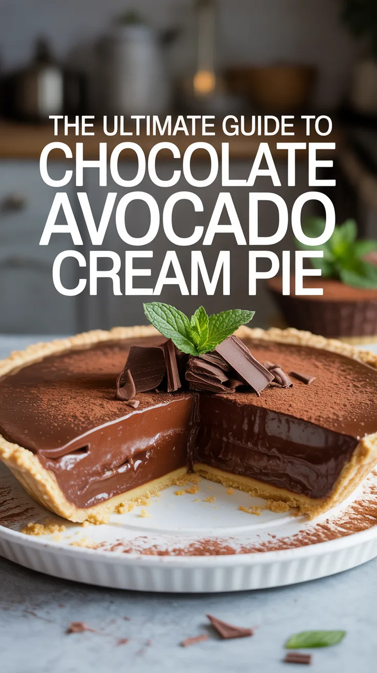 Dive into a world of indulgence with Chocolate Avocado Cream Pie, where creamy avocado seamlessly blends with rich chocolate for a dessert that’s both decadent and surprisingly healthy. Discover how this unique twist can satisfy your sweet tooth guilt-free.