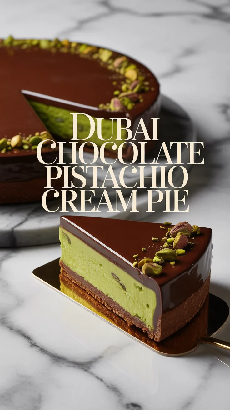 Unleash your inner chef with a recipe that marries the boldness of chocolate with the delightful crunch of pistachios. This pie not only dazzles the eyes but also tantalizes the taste buds, ensuring every bite is a celebration of flavor.