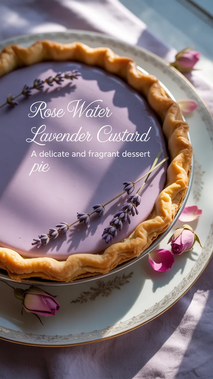 This dessert isn't just a treat for the palate; it's an experience for the senses. Each slice reveals a beautiful blush of color, inviting you to savor its floral notes that dance lightly on your tongue.