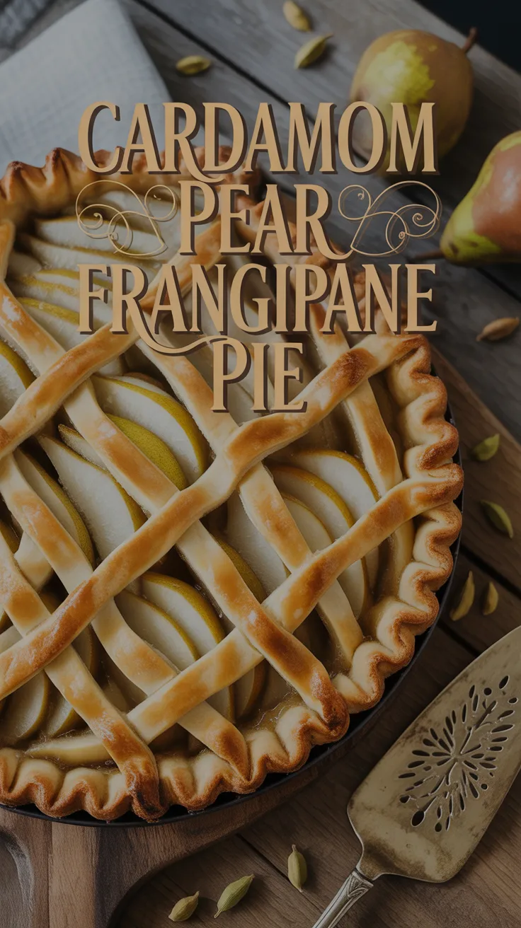 Perfect for cozy gatherings or special occasions, this pie celebrates seasonal fruit in a beautifully unique way. The combination of sweet, tender pears and nutty frangipane creates a mouthwatering harmony that is simply irresistible.