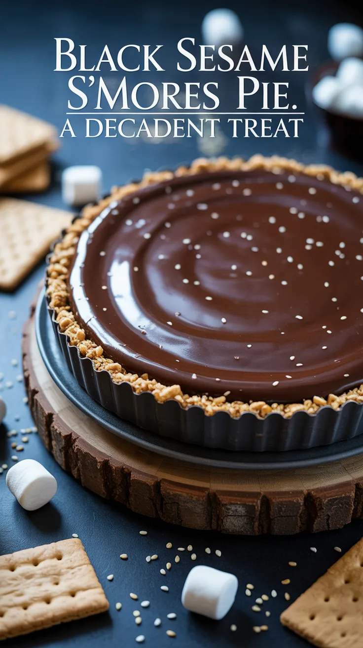 This Black Sesame S’mores Pie is not just a treat; it's a culinary adventure that introduces an exciting spin on a beloved dessert. With its rich flavor profile and enticing visuals, it’s destined to become a new favorite in your kitchen.